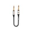 AUDIODESIGN-PRO VX900-5 X-PRO INSTRUMENT CABLE JACK 6,3 M / JACK 6,3 M - 5 METRES