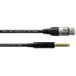 CORDIAL CCM 5 FP 1X XLR FEMALE 3 POLE REAN BY NEUTRIK - 1X 1/4" JACK TS (MONO) STRAIGHT REAN BY NEUTRIK 5MT.