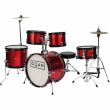 OQAN QPA-5 JUNIOR POPLAR CHILDREN'S DRUMS INCLUDES BASS DRUM PEDAL STOOL STANDS ONE PAIR OF DRUMSTICKS