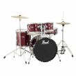 PEARL RS 525SC/C #91 ACOUSTIC DRUMS "ROAD SHOW" SERIES - COLOUR WINE RED