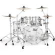 PEARL CRB524P/ #C7301 CRYSTAL BEAT SERIES ACOUSTIC DRUMS - FUSION DRUM SET - TRANSPARENT